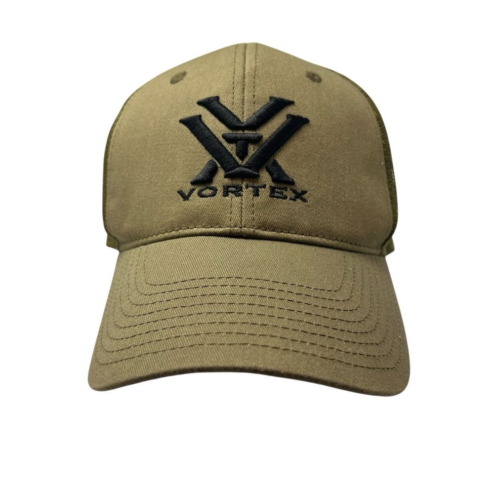 Vortex The Force of Optics Rifle Hunting Snapback Hat Cap Army Green Dad Logo